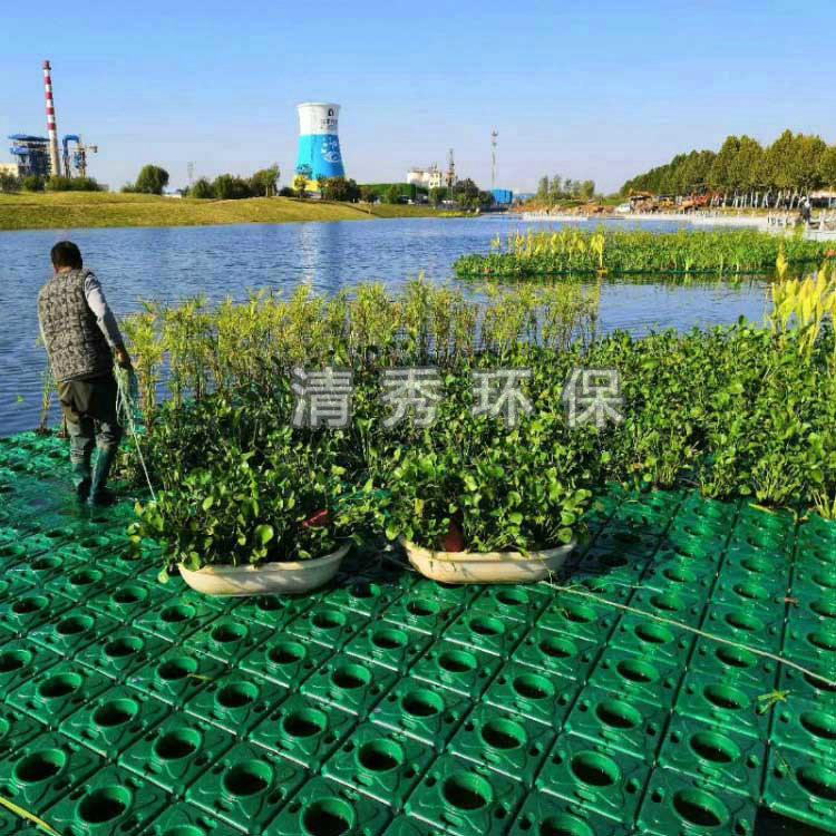 人工生态浮岛的主体及附属构件材料