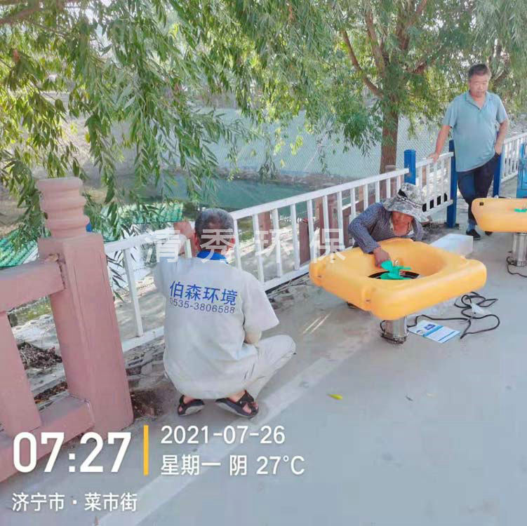6济宁喻屯喷泉曝气